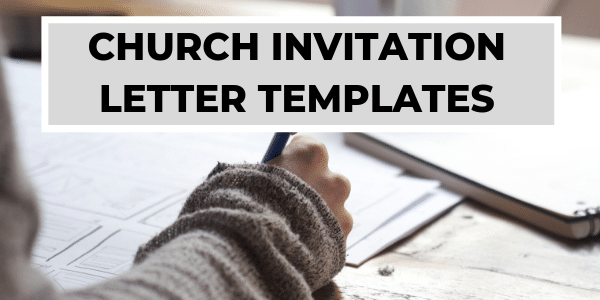 sample church invitation letter template